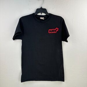 Kari Tshirt Mens Small‎ Black Red Graphic Tee Short Sleeve Distressed